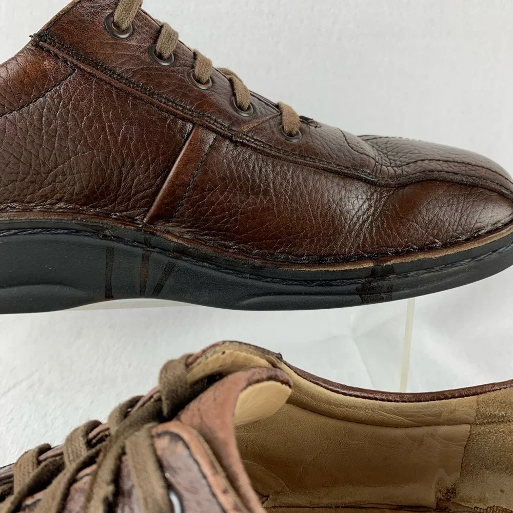 Finn‎ Comfort Men's Shoes Brown Leather Oxford Shoes Sz 9.5 W Made In Germany
